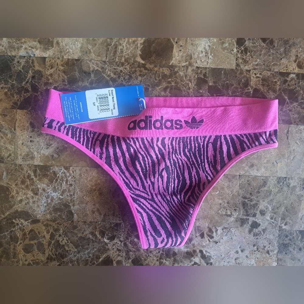 Adidas Ladies Smart Novel Thong - Size Small